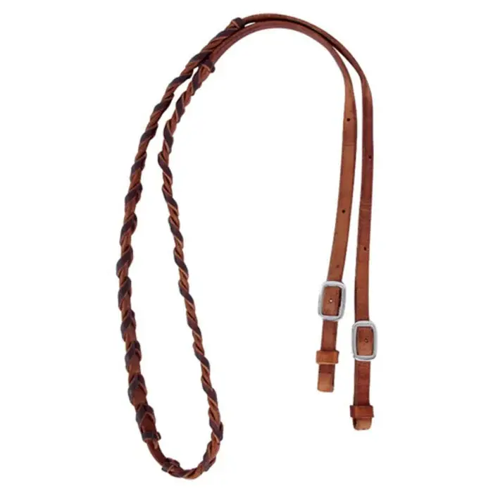 Martin Saddlery 5/8" Barrel Rein With Black Lace 1
