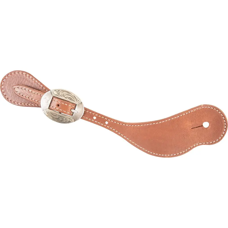 Martin Saddlery Cowboy Natural Leather Spur Strap With Canyon Buckle 1