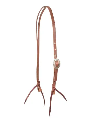 Martin Split Ear Harness Headstall With Canyon Buckle Latigo Ties 1