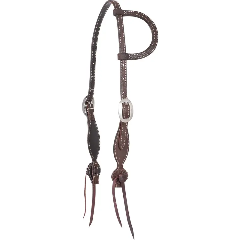 Martin Split Ear Headstall With Rosette Strings 1
