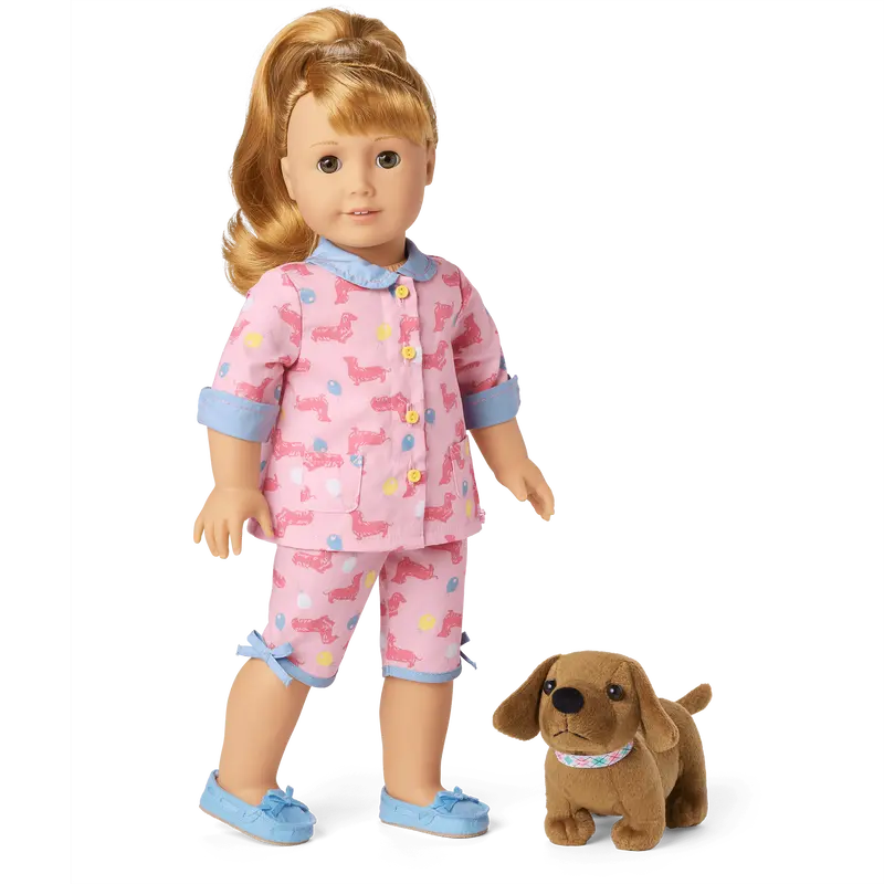 Maryellen’S™ Dachshund Pajamas & Dog (Historical Characters) 1
