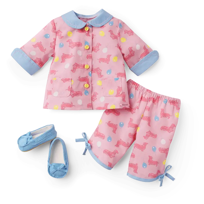 Maryellen’S™ Dachshund Pajamas For 18-Inch Dolls (Historical Characters) 1