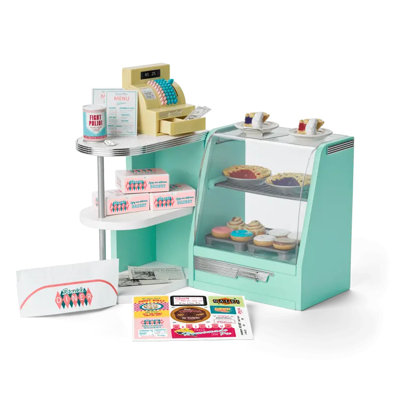 Maryellen’S™ Seaside Diner Bakery Case For 18-Inch Dolls (Historical Characters) 1