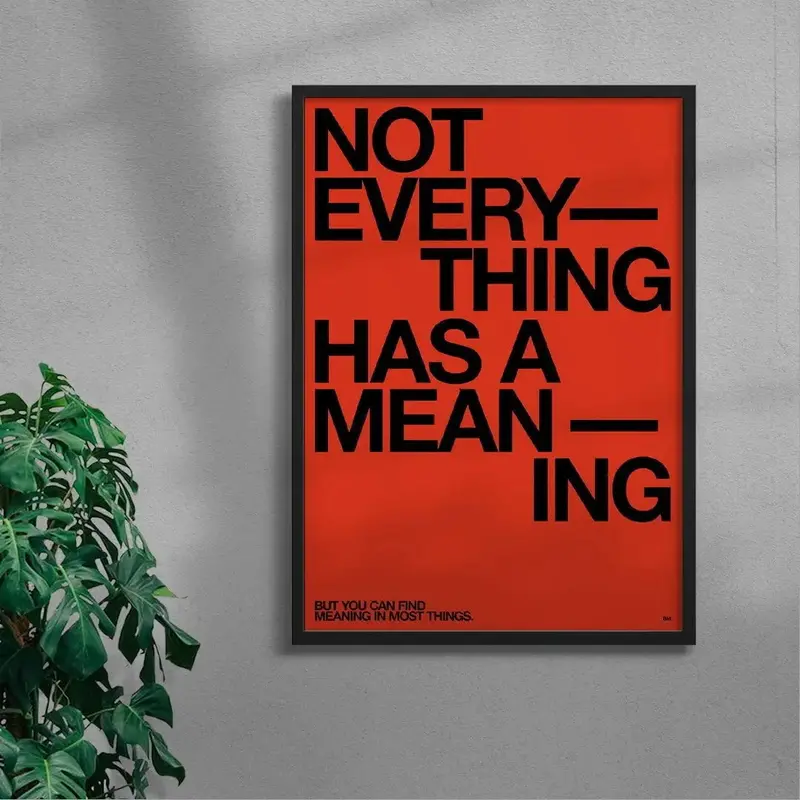Meaning - Unframed 3
