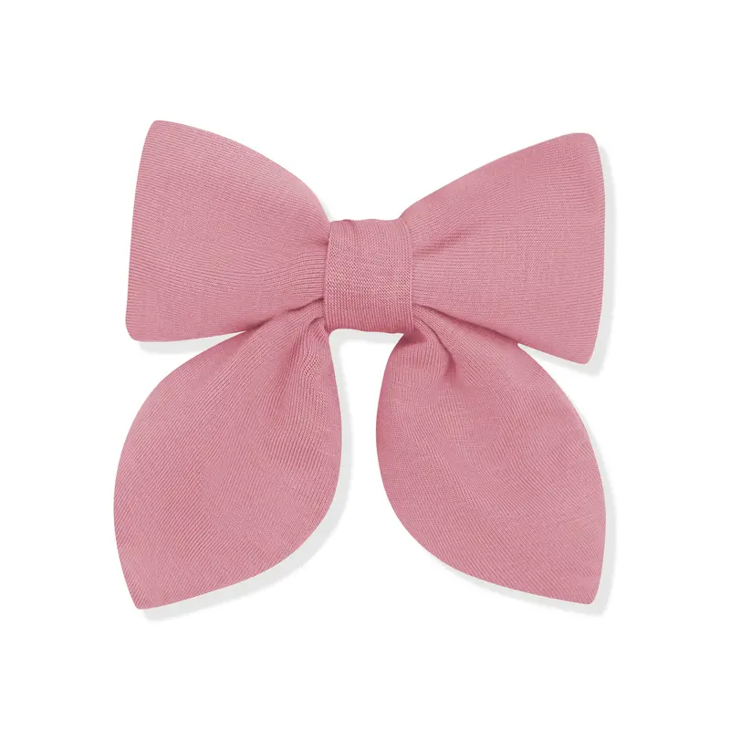 Medium Alligator Clip Bow In Apple Blossom 2