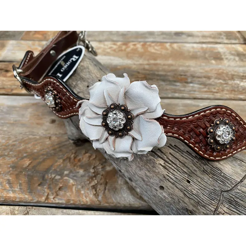 Medium Oil Basketweave Wither Strap #Ws102 1