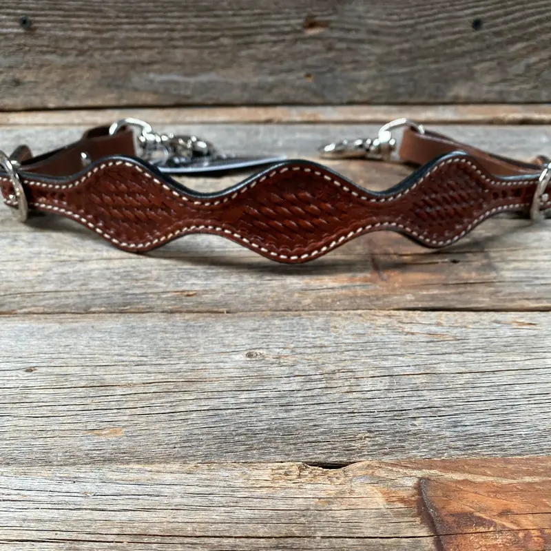 Medium Oil Basketweave Wither Strap #Wsbm 1