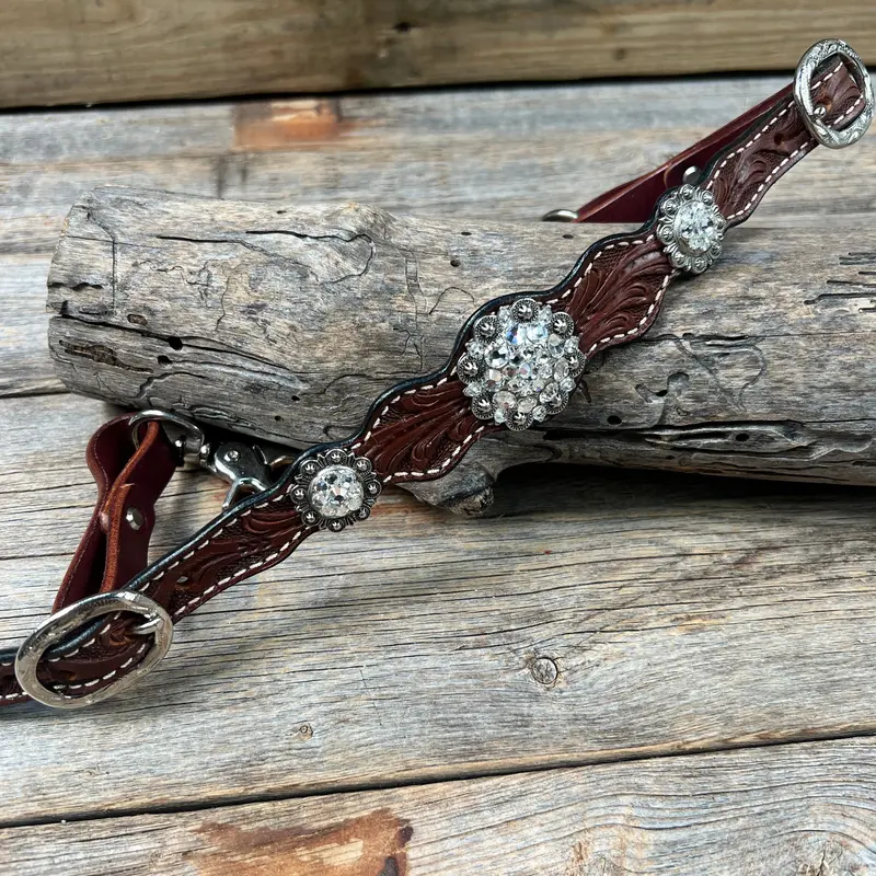Medium Oil Floral Wither Strap #Ws110 1