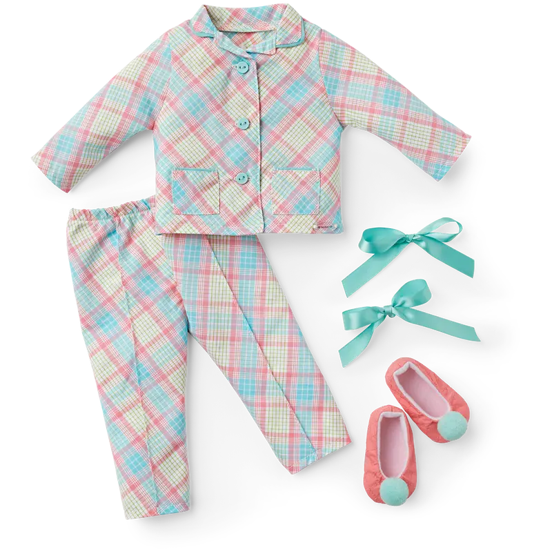 Melody’S™ Plaid Pajamas For 18-Inch Dolls (Historical Characters) 1