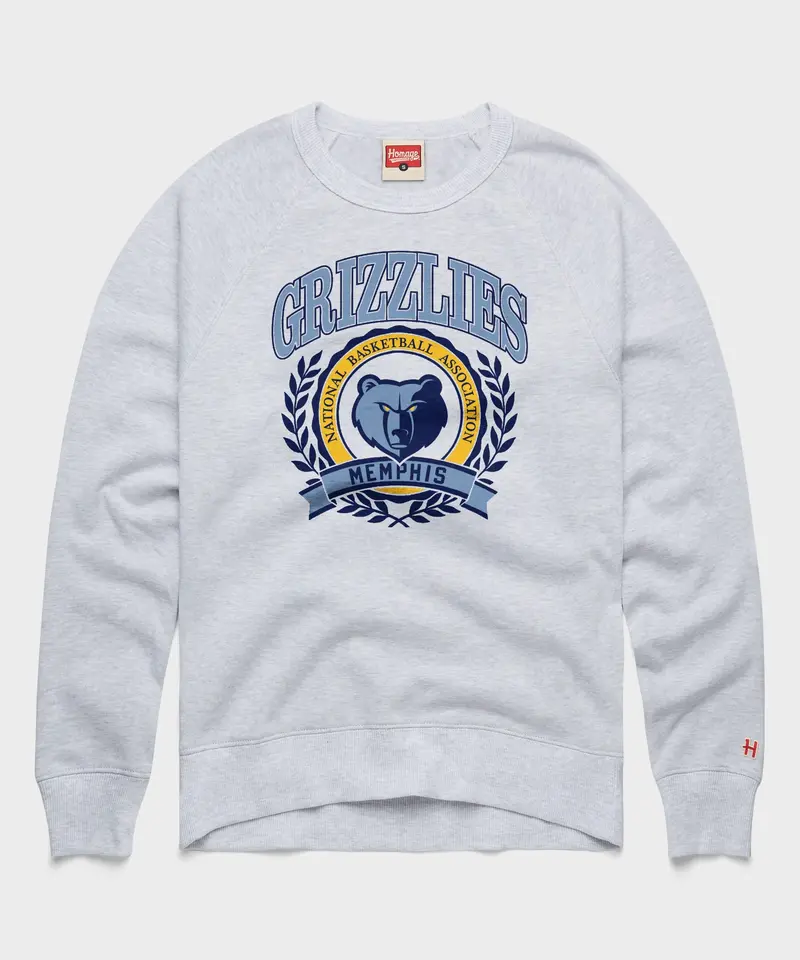 Memphis Grizzlies Crest Crewneck 1