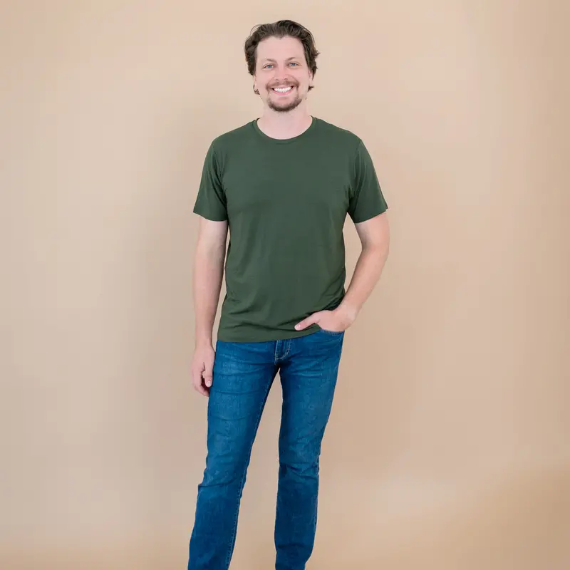 Men's Crew Neck Tee In Fir 1