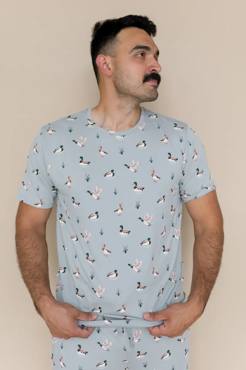 Men's Crew Neck Tee In Mallard Duck 1