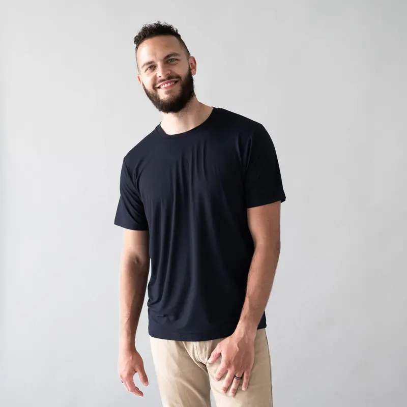Men's Crew Neck Tee In Midnight 1