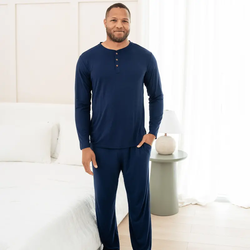 Men's Lounge Pants In Navy 2