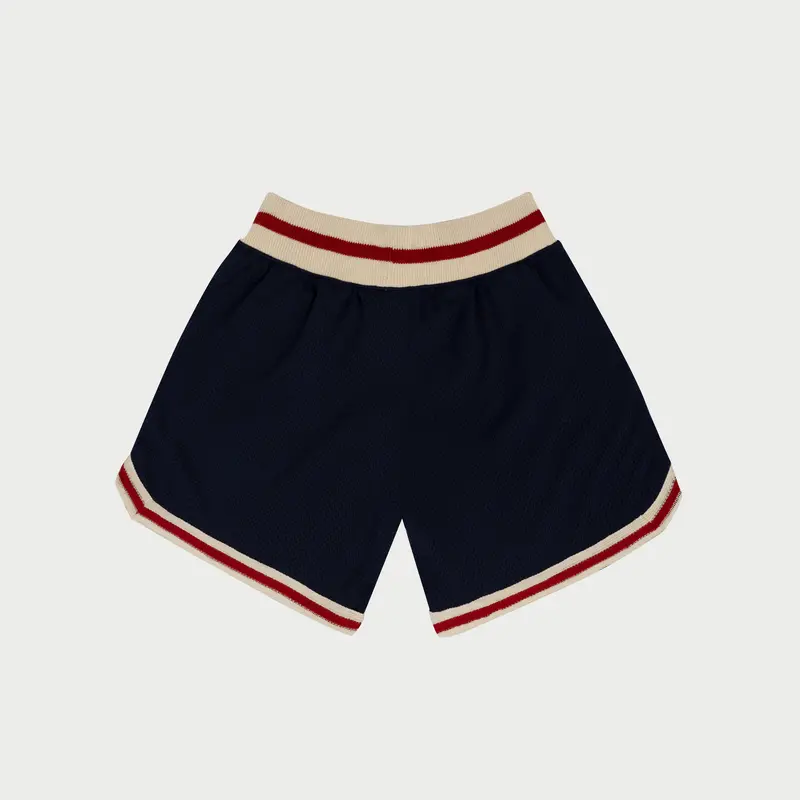 Mesh B-Ball Shorts (Navy Blue) 4