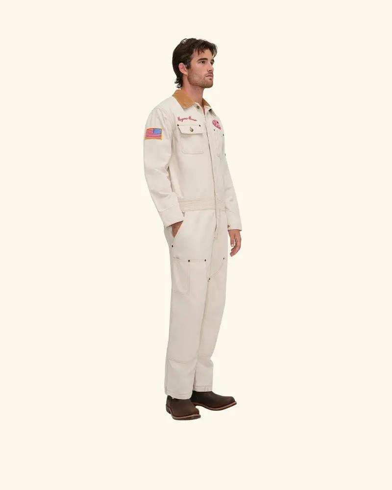 Meyers Manx Canvas Mechanic Jumpsuit (Natural) 5
