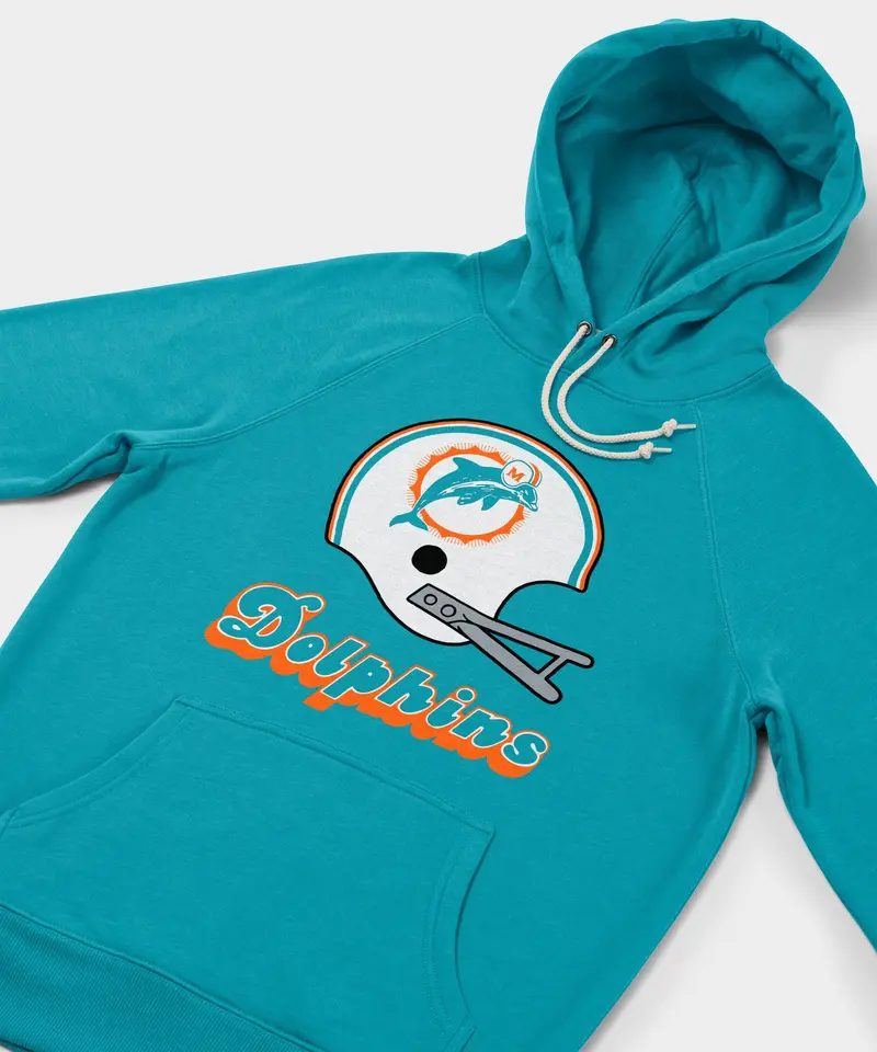 Miami Dolphins Big Helmet Hoodie 2