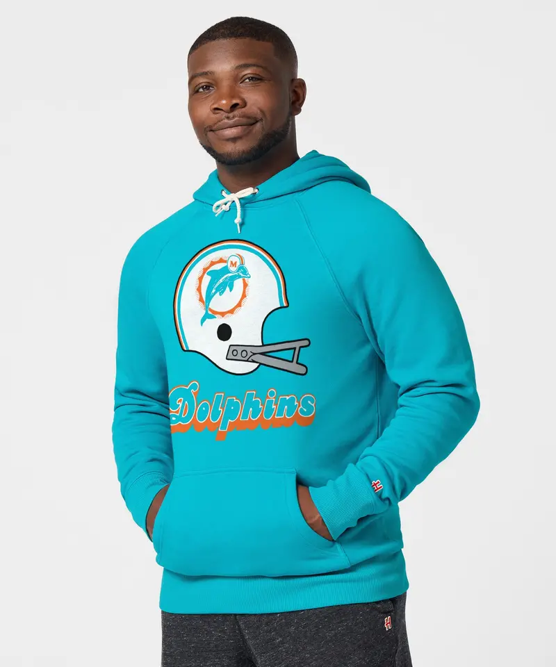 Miami Dolphins Big Helmet Hoodie 3