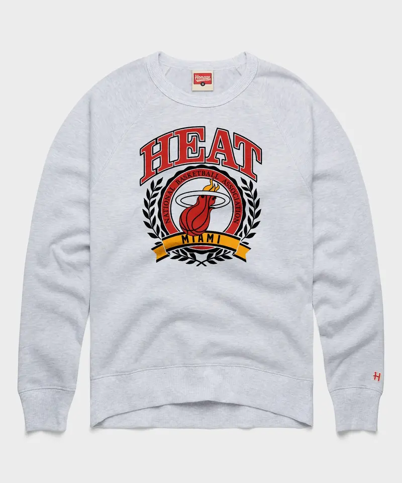 Miami Heat Crest Crewneck 1