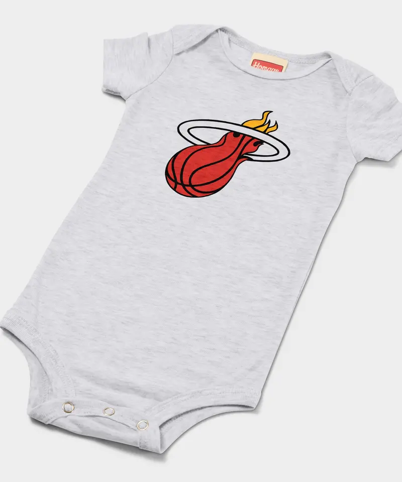 Miami Heat Logo Baby One Piece 2