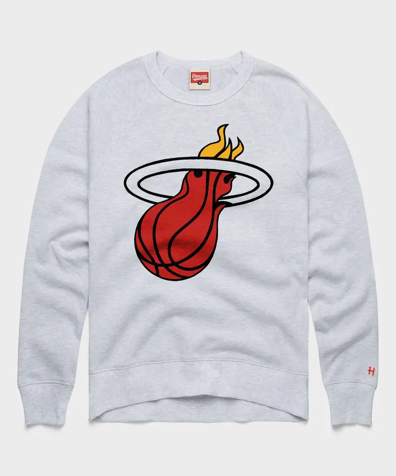 Miami Heat Logo Crewneck 1