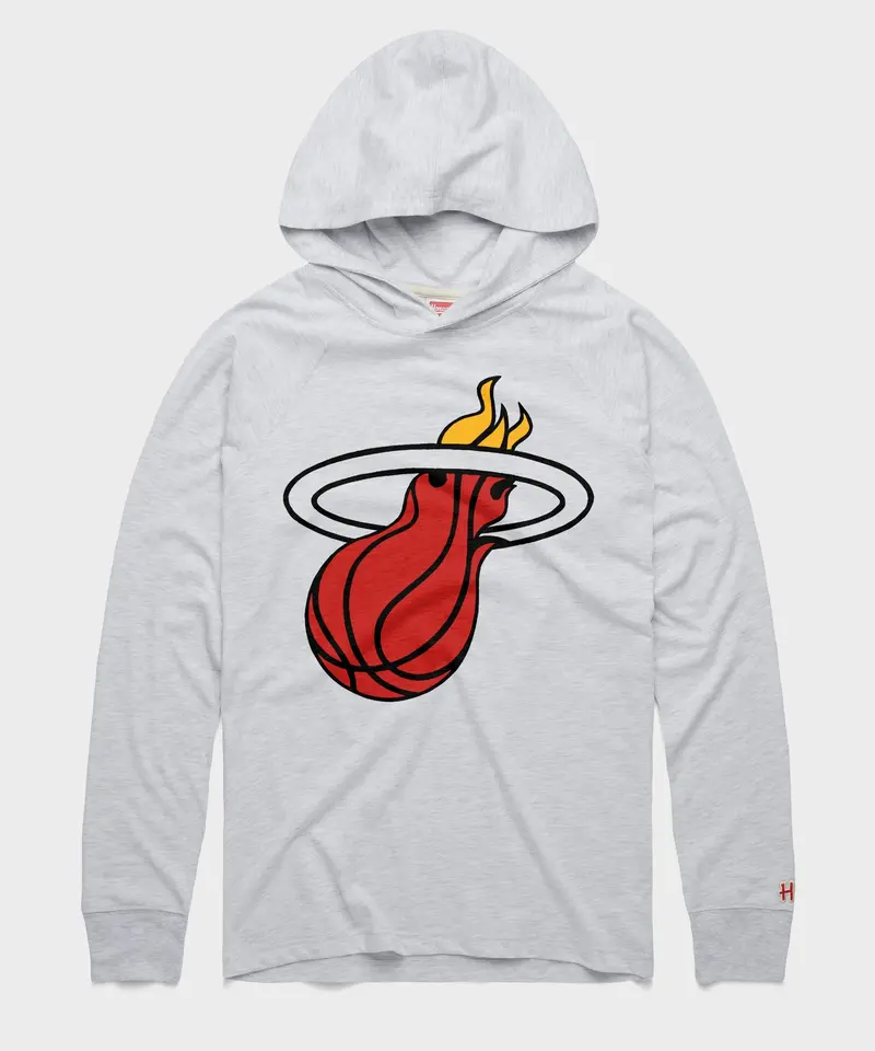Miami Heat Logo Lightweight Hoodie 1
