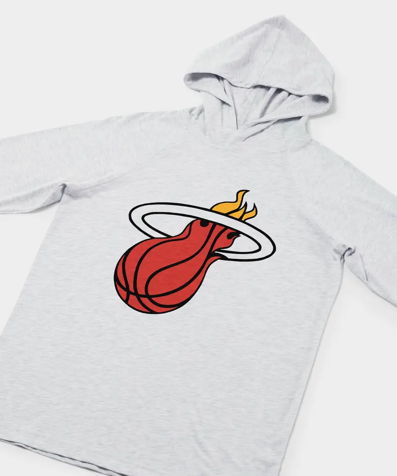 Miami Heat Logo Lightweight Hoodie 2
