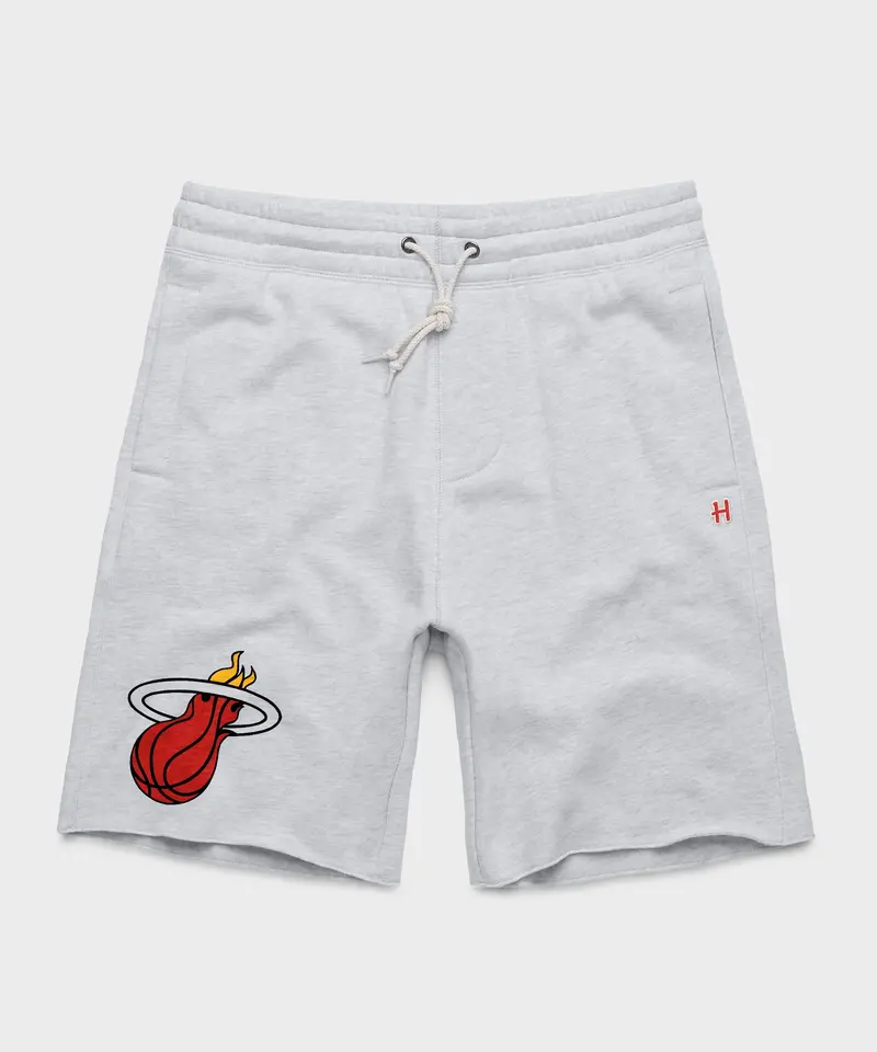 Miami Heat Logo Sweat Shorts 1