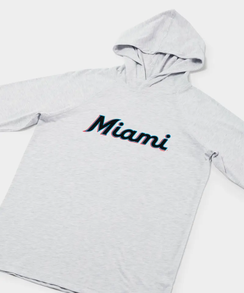 Miami Marlins Jersey Logo '19 Lightweight Hoodie 2
