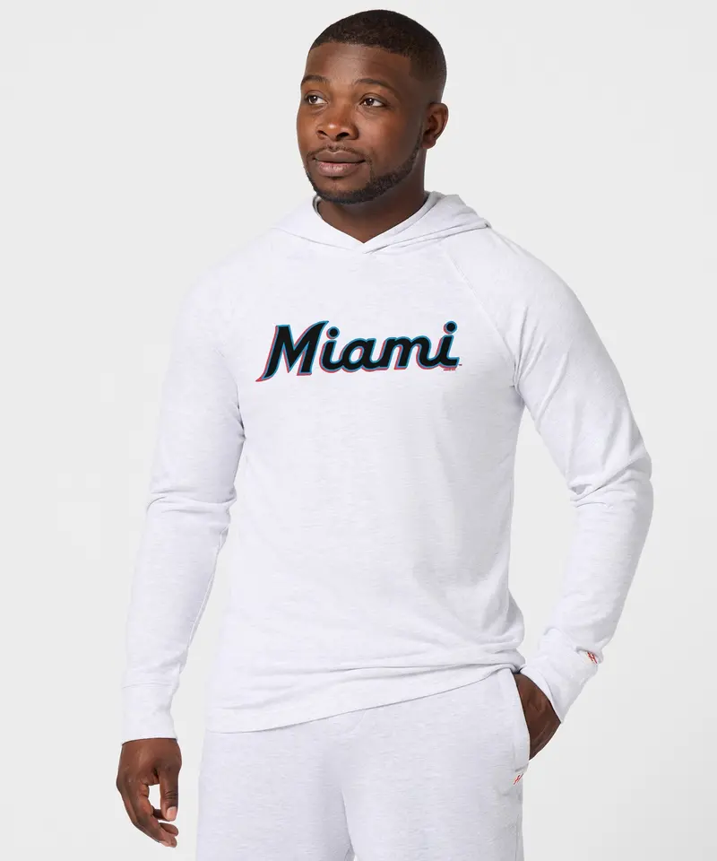 Miami Marlins Jersey Logo '19 Lightweight Hoodie 3