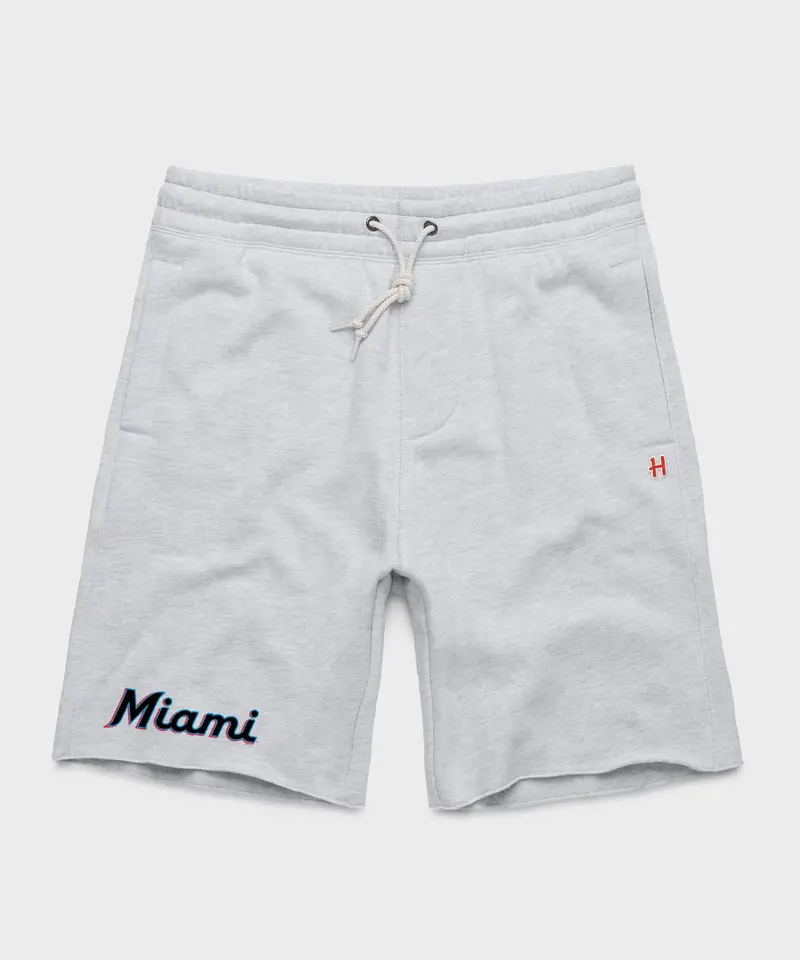 Miami Marlins Jersey Logo '19 Sweat Shorts 1