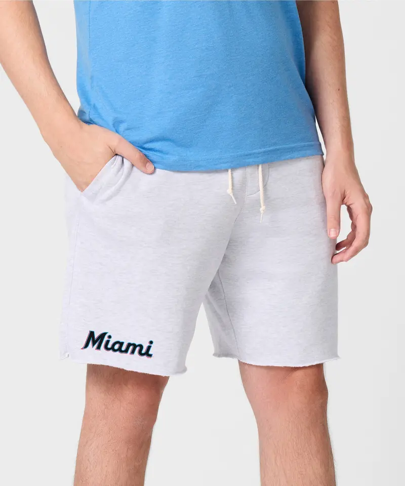 Miami Marlins Jersey Logo '19 Sweat Shorts 3