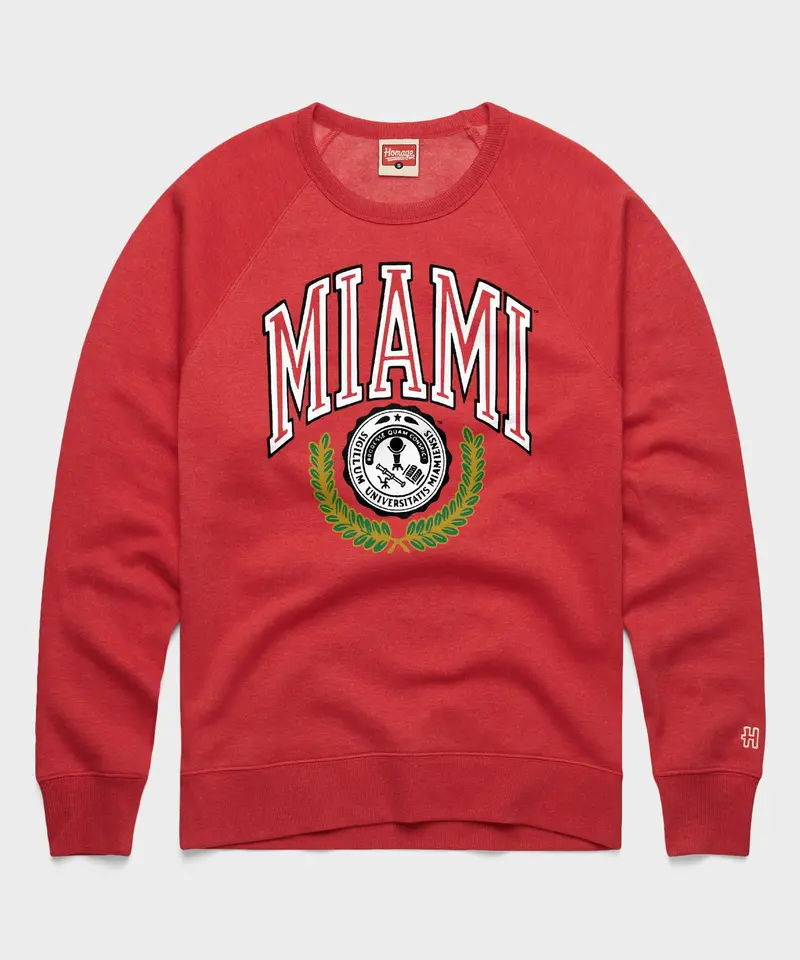 Miami University Crest Crewneck 1