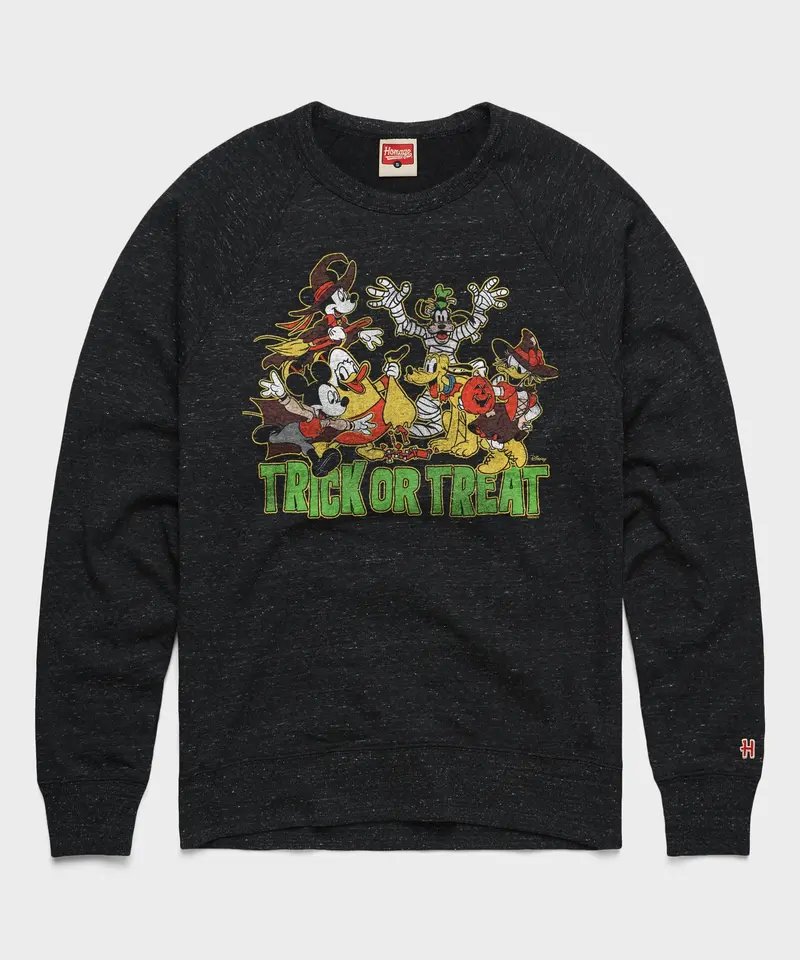 Mickey And Friends Trick Or Treat Crewneck 1