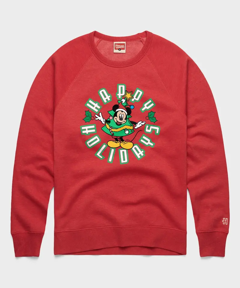 Mickey Mouse Happy Holidays Crewneck 1