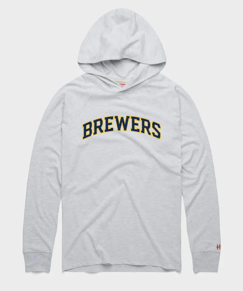 Milwaukee Brewers Jersey Logo '20 Lightweight Hoodie 1