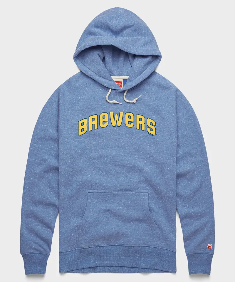 Milwaukee Brewers Jersey Logo '70 Hoodie 1