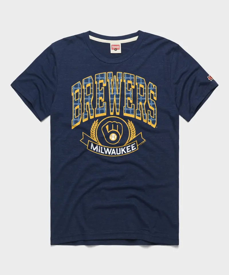 Milwaukee Brewers Plaid 1