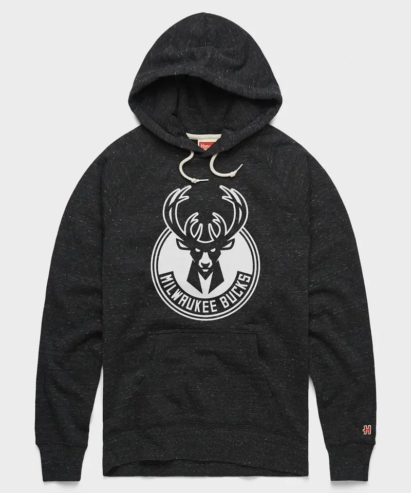Milwaukee Bucks Blacktop Logo Hoodie 1