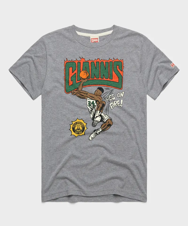Milwaukee Bucks Comic Book Giannis 1