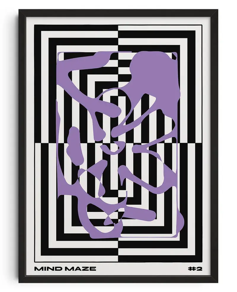Mind Maze #2 - Unframed 1