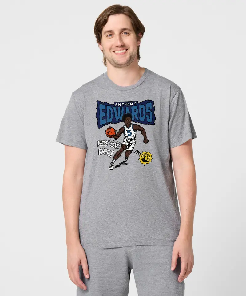 Minnesota Timberwolves Comic Book Anthony Edwards 3