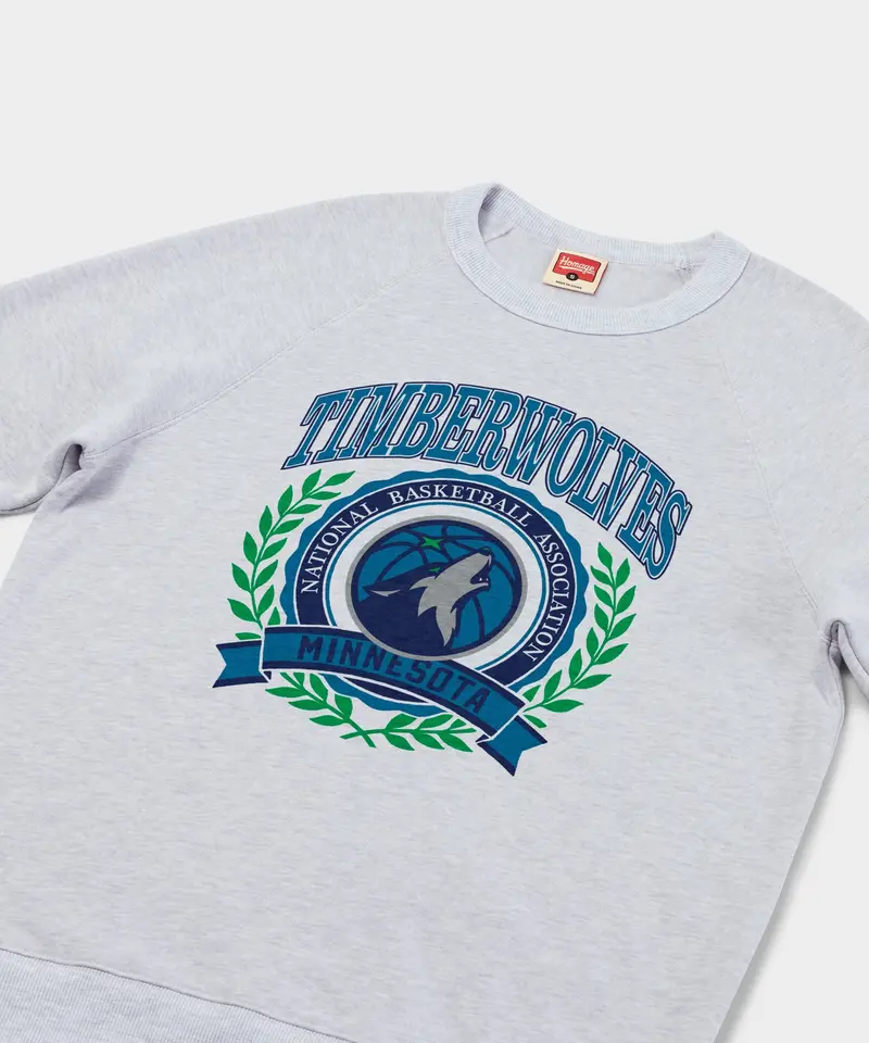 Minnesota Timberwolves Crest Crewneck 2