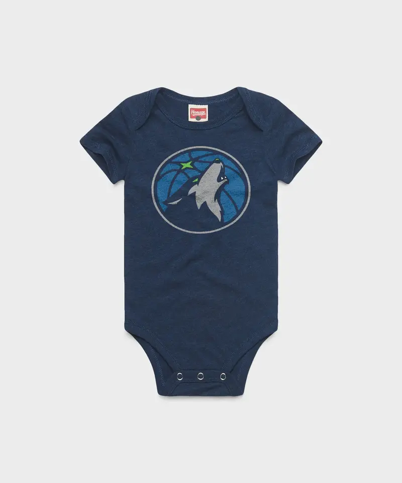 Minnesota Timberwolves Logo Baby One Piece 1