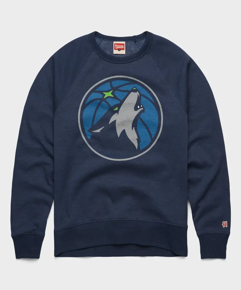 Minnesota Timberwolves Logo Crewneck 1