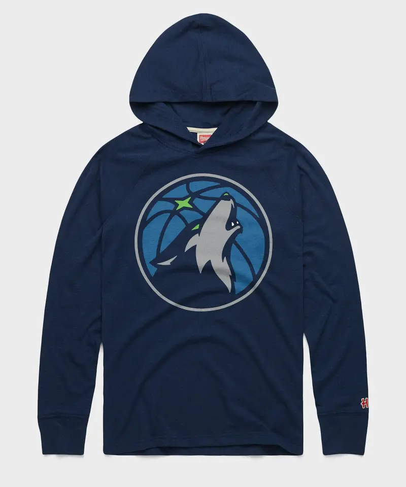 Minnesota Timberwolves Logo Lightweight Hoodie 1