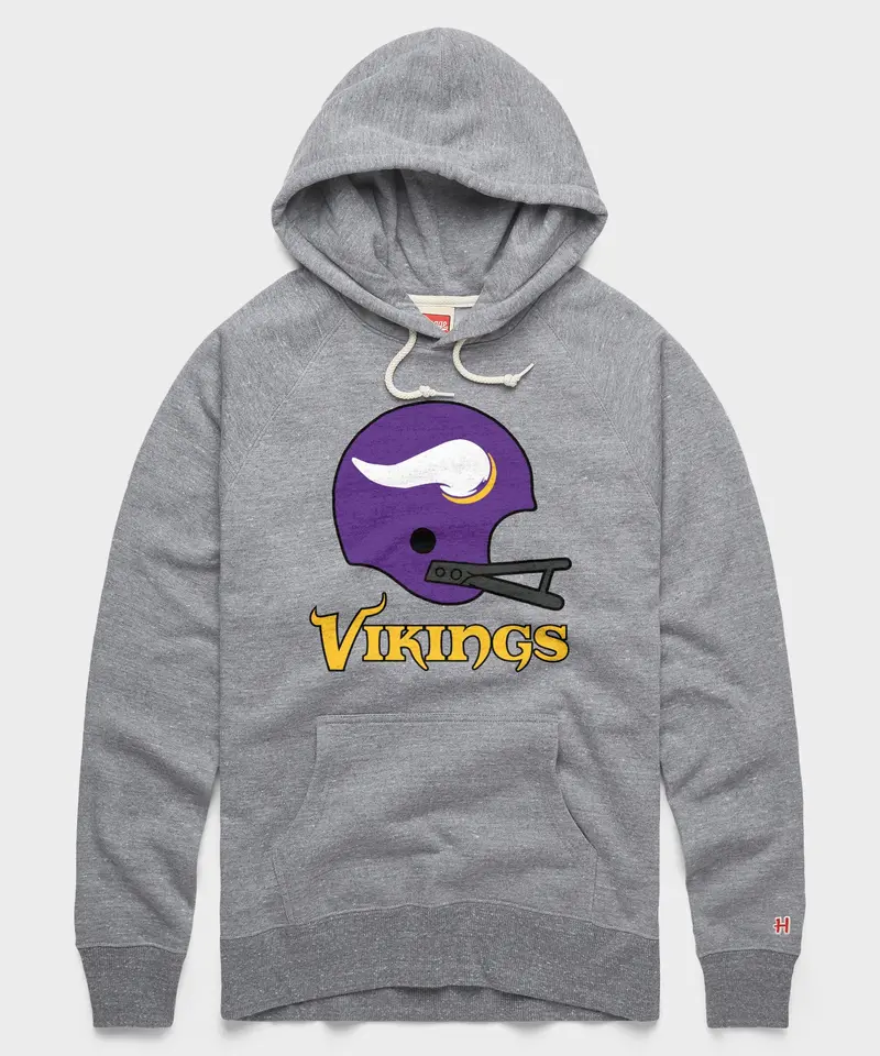 Minnesota Vikings Big Helmet Hoodie 1