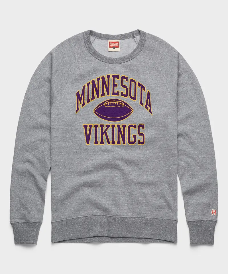 Minnesota Vikings Gridiron Crewneck 1