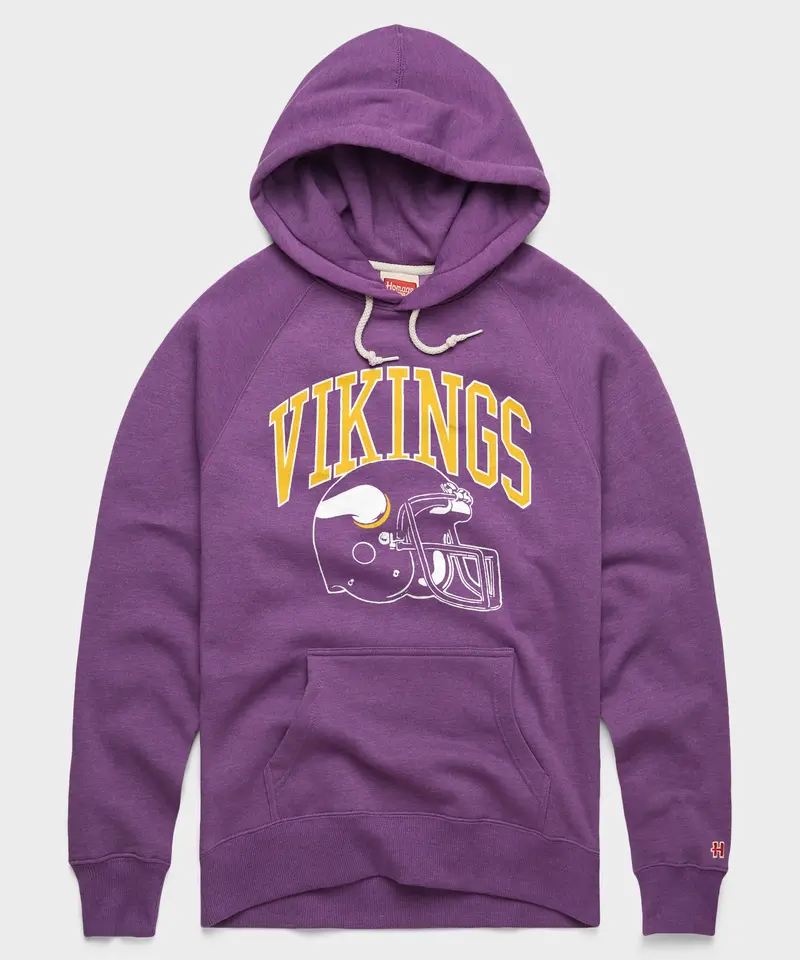 Minnesota Vikings Helmet Hoodie 1