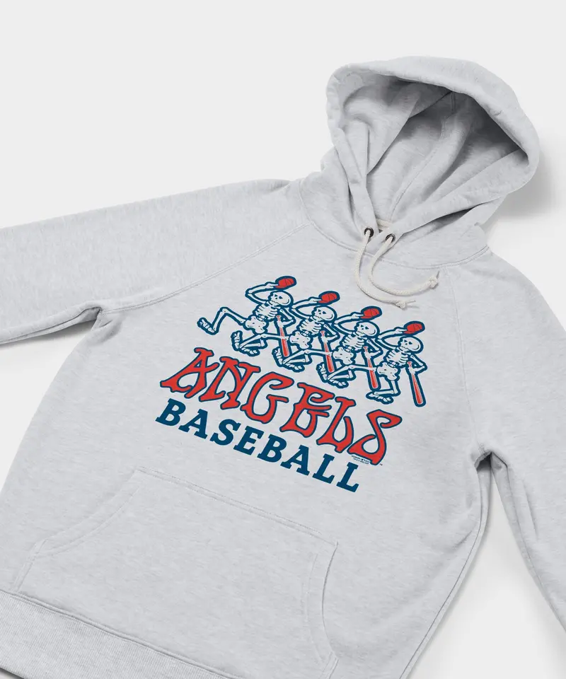 Mlb X Grateful Dead X Angels Hoodie 2